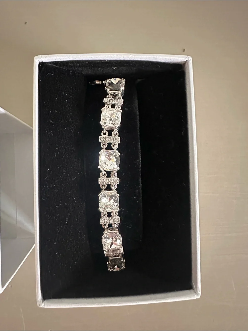 Swarovski Crystal Statement Tennis Bracelet NIB Rodan + Fields